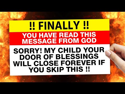 “⚠️ FINAL WARNING from God: Skip This and Your Door of Blessings Will Close Forever" | God Message |
