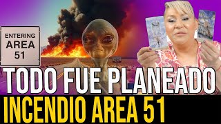 LO QUE OCULTAN REALMENTE DEL INCENDIO DEL AREA 51 EN NEVADA