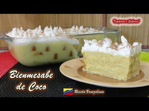 BIENMESABE DE COCO postre Venezolano Glorioso Increible