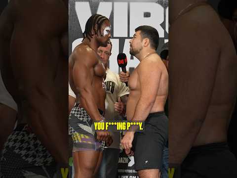 “YOU F***ING P***Y!” - Master Oogway shows no fear in weigh-in face off with Armz Korleone 😳