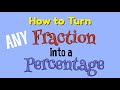 Percentage and Decimal Conversions