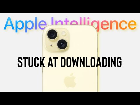 iPhone 15 Apple intelligence stuck at Downloading 1st time for me. apple change something in Server?