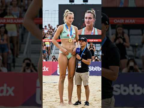 카메라 앞에서 이런 일이? 모두를 멍하게 만든 그녀의 퍼포먼스😊 #배구 #sports #volleyball #usavolleyball #shorts #스포츠
