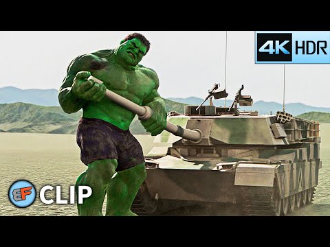 Hulk vs Tanks - Hulk Smash Scene | Hulk (2003) 4K HDR Movie Clip