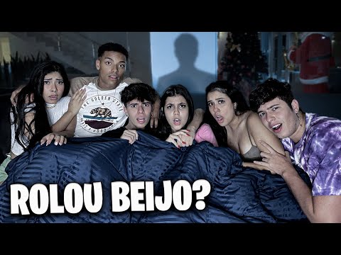 ASSISTIMOS FILME DE TERROR NA MANSÃO DE NATAL! *rolou beijo?*