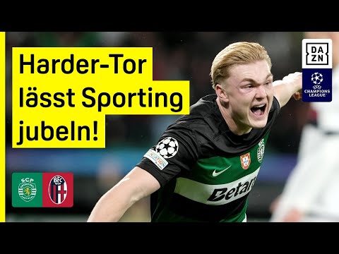 Sporting rettet sich in die Playoffs:  Sporting CP - FC Bologna | UEFA Champions League | DAZN