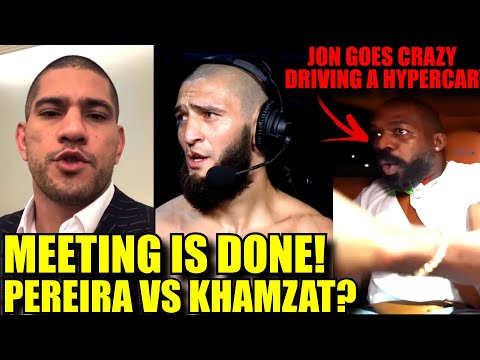 Alex Pereira Teases SOME BIG NEWS after successful meeting,Jon Jones GOES CRAZY in a $5M Bugatti,UFC