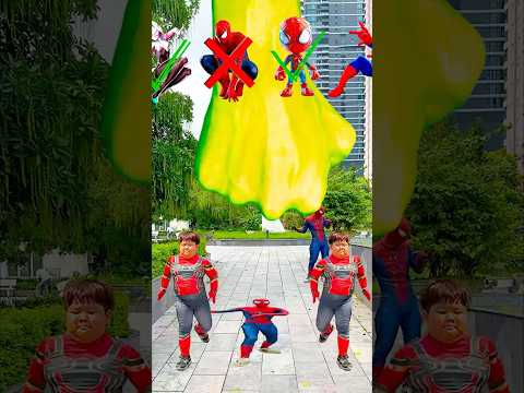 Giant HULK Punch | Spider-Man's Challenge to Escape Hulk's Giant Rainbow Hand 7 #shorts #hulk #funny