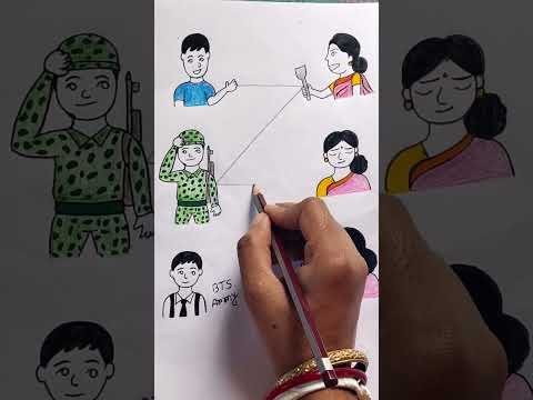 Mummy mujhe Army ban na hai // BTS Army 🤣#youtubeshorts #funny #please_subscribe #army #comedy