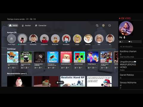 Transmisión de PS4 en directo de naiara297 roblox