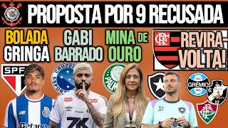 TIMÃO: OFERTA RECUSADA| FORTUNA AO SP COM EX| BOA NOVA NO VERDÃO| GABIGOL BARRADO| FLA, BOTA, VAS+