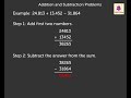Addition and Subtraction Concepts