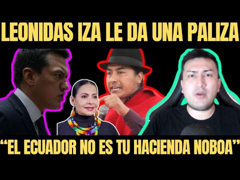 Leonidas Iza se la jura a Daniel Noboa "Ecuador no es tu hacienda"