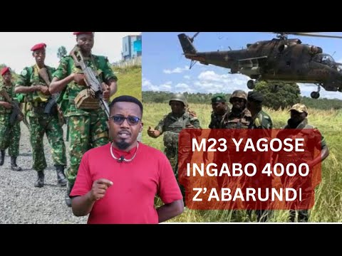 ABASIRIKARE 4000 B’U BURUNDI BAGOSWE NA M23|| LUBERO NI UMURIRO🔥DRONE ZAHAHAMUYE FARDC N’ABARUNDI