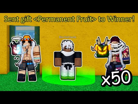 ANY Fruit You Spin, You Get PERMANENT.. (Blox Fruits)