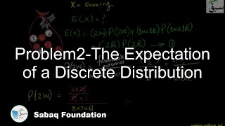 Problem2-The Expectation of a Discrete Distribution