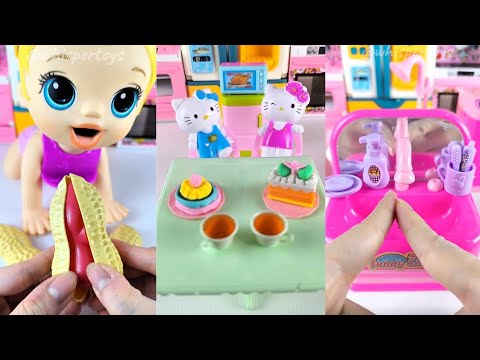 Compilation Satisfying with Unboxing & Review Miniature Kitchen Set part 73 #asmrtoys