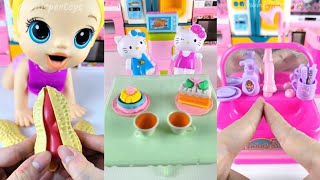 Compilation Satisfying with Unboxing & Review Miniature Kitchen Set part 73 #asmrtoys