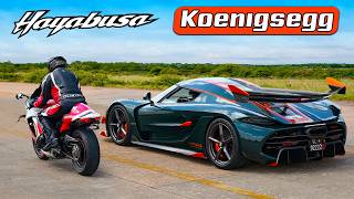 Koenigsegg Jesko kontra Hayabusa po tuningu: WYŚCIG