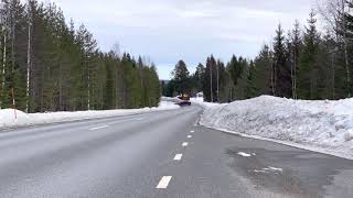 Snödikning med Volvo g960c