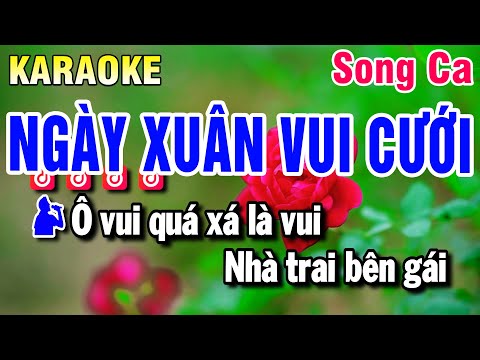 Karaoke Ngày Xuân Vui Cưới Song Ca ( Nhạc Xuân 2025 ) Huỳnh Anh