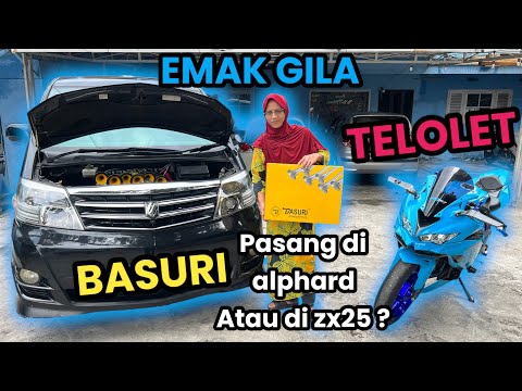 BASURI PASANG DI ALPHARD #emak #basuri
