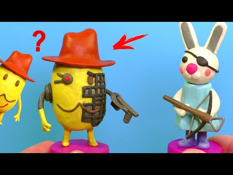 Making ROBOT Mister P and BUNNY from Piggy Game