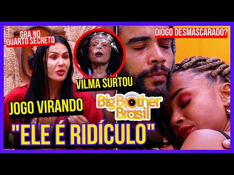 🔴BBB 25 Gracyanne DETONA; Diogo MANIPULOU Aline? Sincerão MUDA o JOGO!