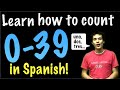 Counting in Spanish: From 0 to 39