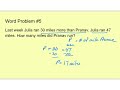 Solving One and Two Step Word Problems