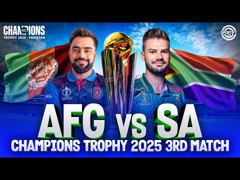 🔴LIVE Now! Can Afghanistan Upset South Africa? AFG vs SA Live - ICC Champions Trophy 2025