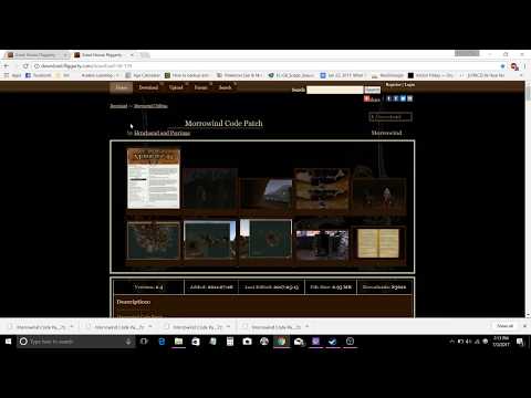 unofficial morrowind patch how to install