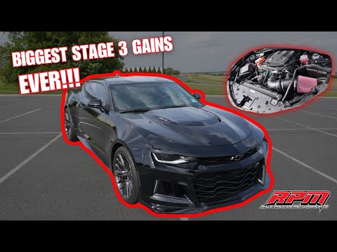 ZL1 Camaro Makes 800RWHP On Straight 93 Octane!!!  Stock Blower