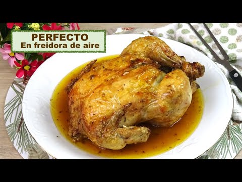 POLLO ASADO ¡¡PERFECTO!! (En FREIDORA de AIRE) ¡¡Queda ESPECTACULAR!!