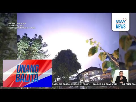 Magkakasunod na kidlat, kita sa timelapse video
