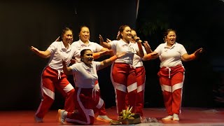 MENYALA IBU- IBU PKK DELODPADONAN || LOMBA SENAM GARBA SARI SE DESA PERERENAN