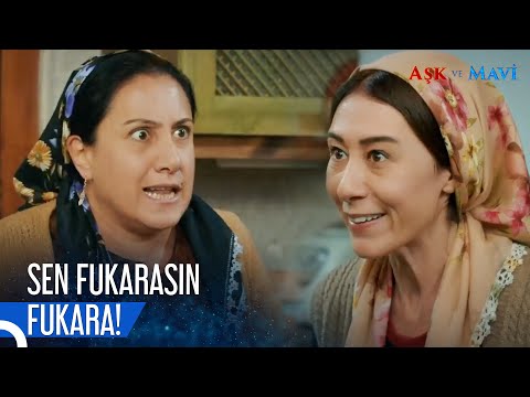 Birgül ile Hasibe'nin Laf Dalaşı! | Aşk ve Mavi