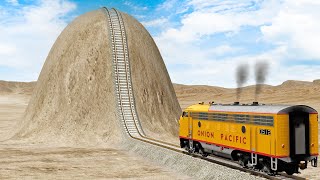 Trains vs Giant Bulge - BeamNG.drive