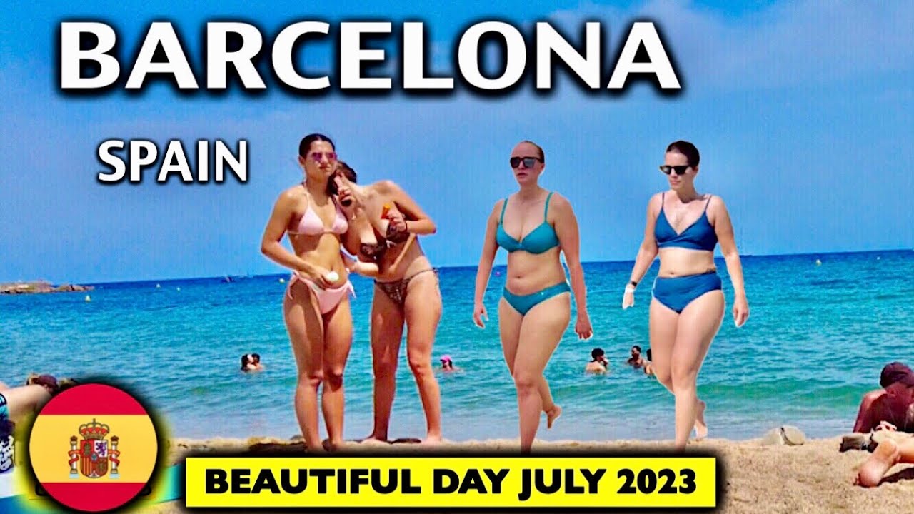 Barcelona Spain, Beach Walk, Another Beautiful Day, July 2023