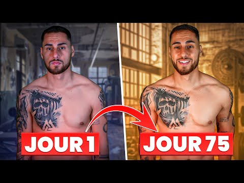 Mon INCROYABLE TRANSFORMATION PHYSIQUE en 75 jours à 30 ans !!