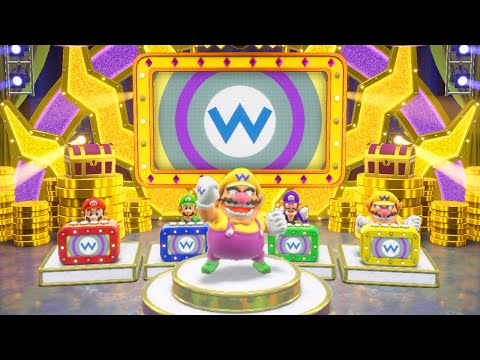 Super Mario Party Jamboree - Wario's Buzzer Beater - Mario vs All Characters (Master Difficulty)