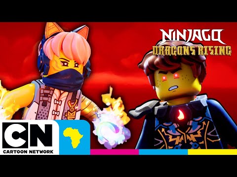 Top 4 Best Tournament Battles | Ninjago Dragons Rising | @CartoonNetworkAfrica