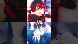 【混血のカレコレ】カゲチヨ(通常)vsドライ&ヒサメ(通常)vsズィーベン(リデュース)#shorts