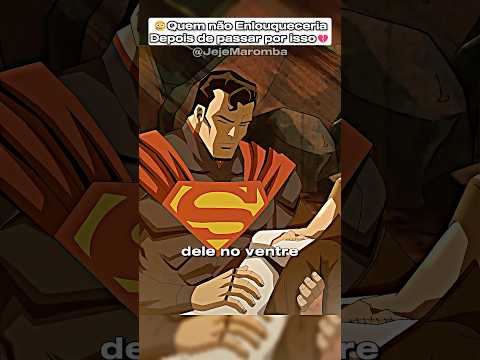 Impossível o caba tankar isso😭 #batman #superman #injustice #filmes #desenho #dccomics #edit