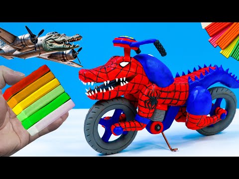 A crocodile motorcycle in Spider-Man superhero style — could it exist in the Brainrot universe?