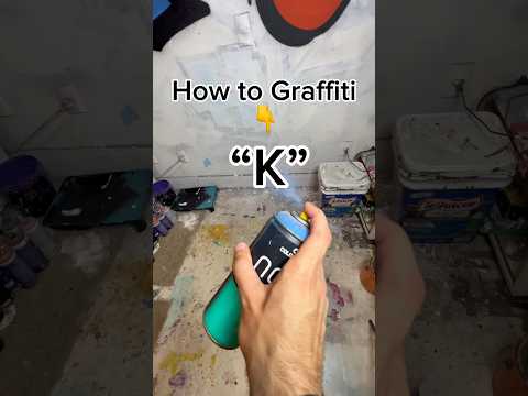 How to easy graffiti letter “K” #graffiti