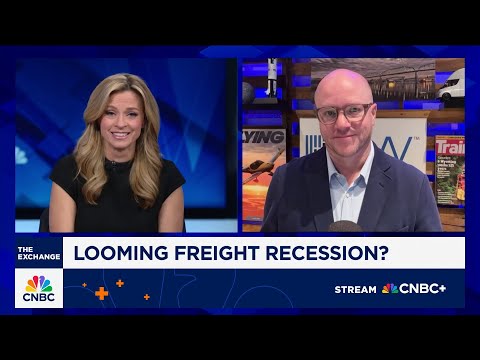 YouTube video thumbnail: Certain Portions of the Goods Economy Are Collapsing Right Now, Says Freightwaves CEO Craig Fuller