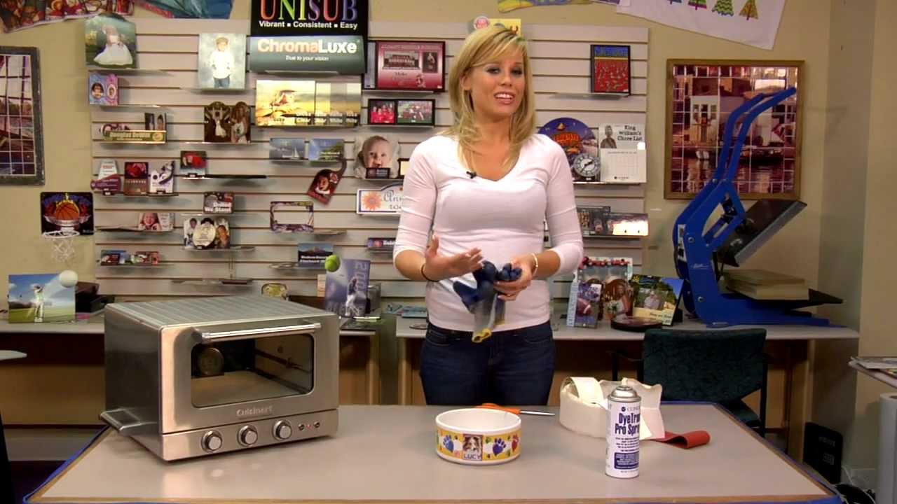 Click to watch the Ceramic Pet Bowls Imprinted with Dye Sublimation video