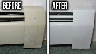 Make Old Baseboard Heaters Look NEW Again! (Full DIY Painting Tutorial)