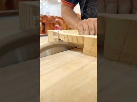 #diy Cách bo cong viền gỗ bằng lưỡi cưa ! #tools